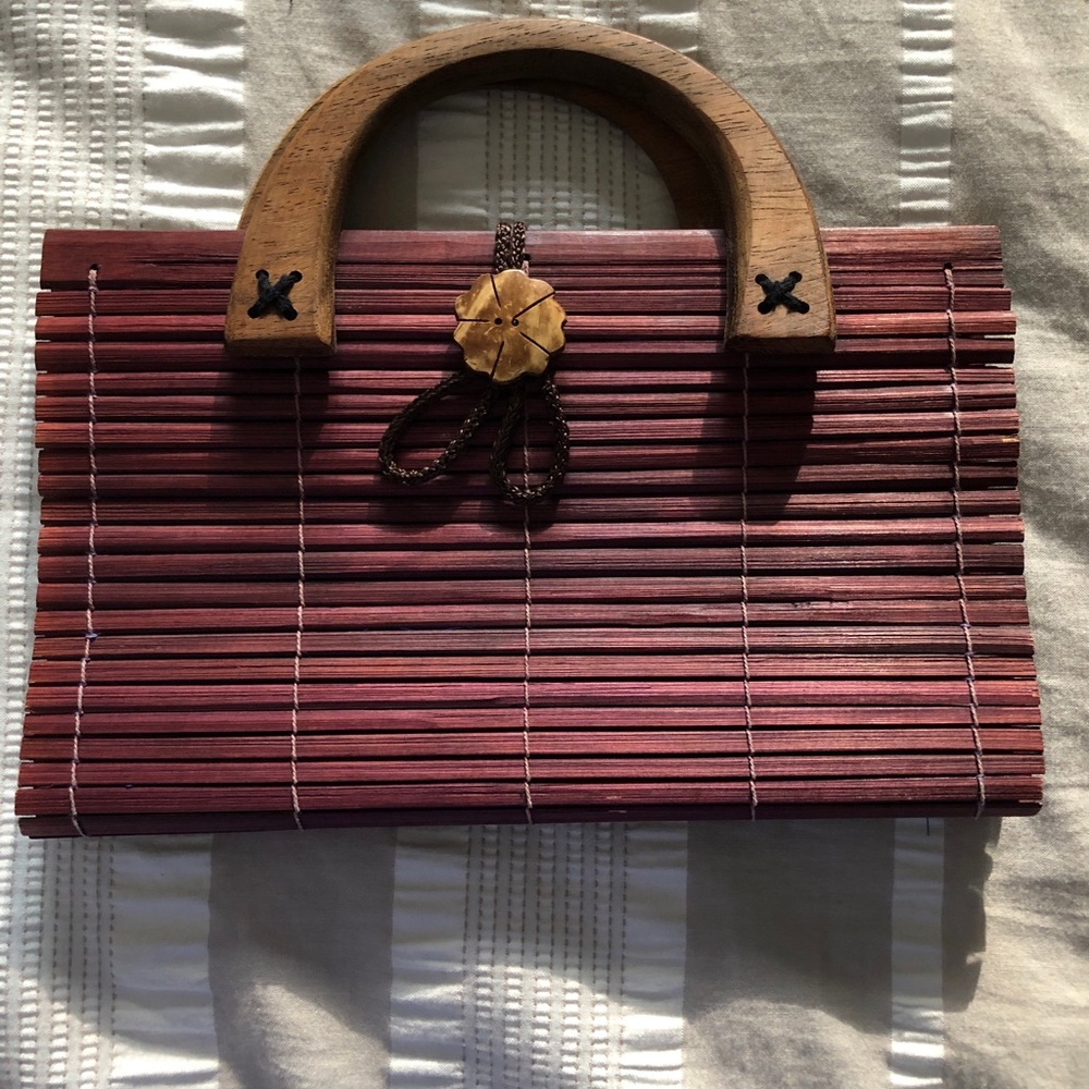 Marion bamboo purse